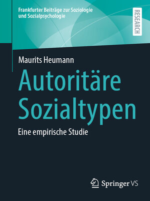 cover image of Autoritäre Sozialtypen